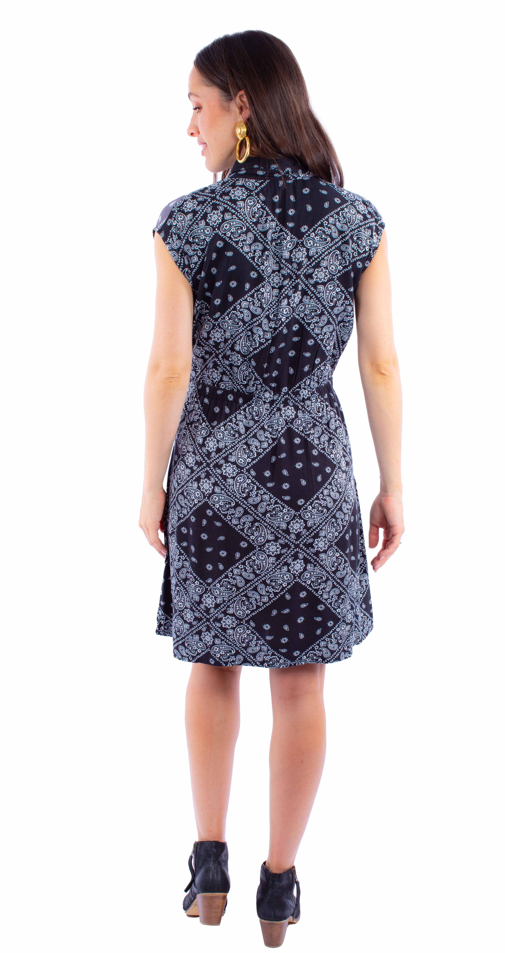 Bandana Print Dress - HC905
