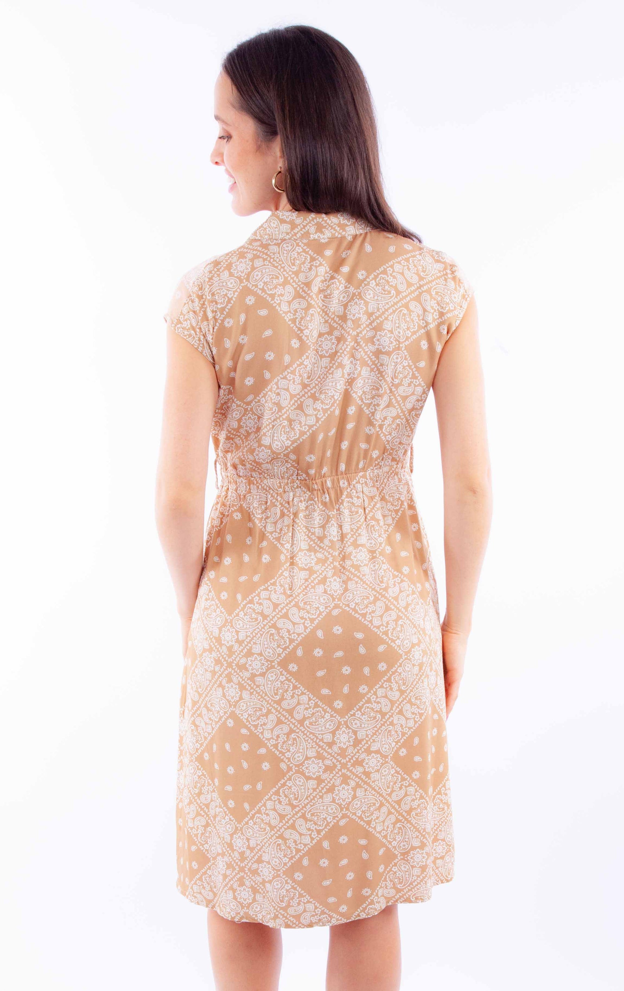 Bandana Print Dress - HC905