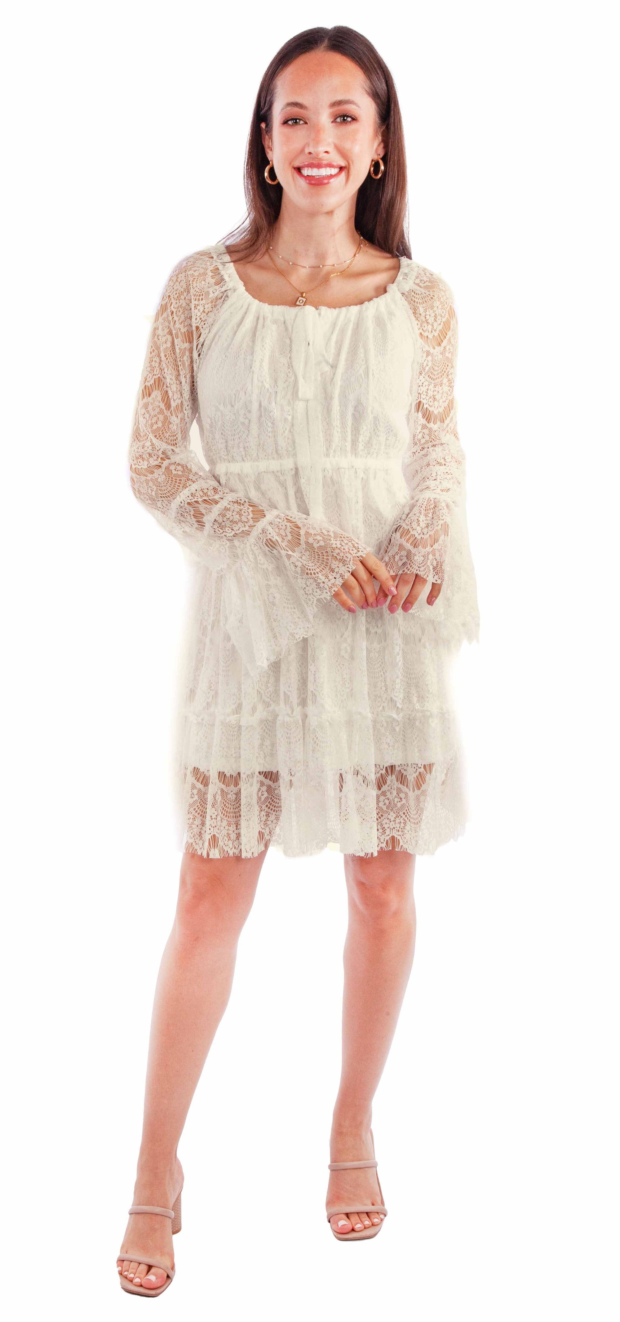Eyelash Lace Dress - HC909