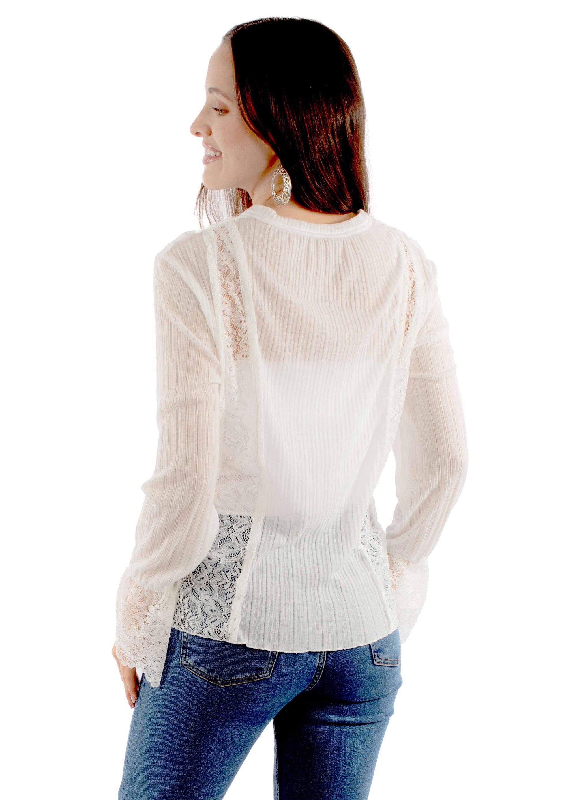 Lace/knit Top - HC918