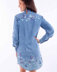 Floral Emb. Dress - HC931