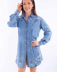 Floral Emb. Dress - HC931