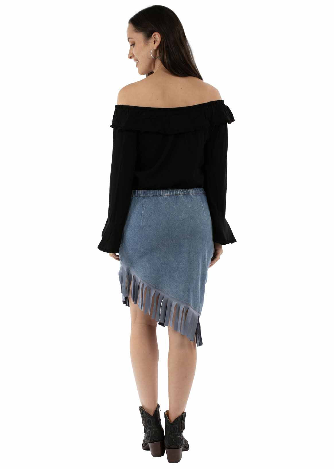 Fringe Trim Skirt - HC938