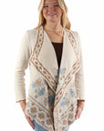 Waterfall Front Emb. Sweater - HC940