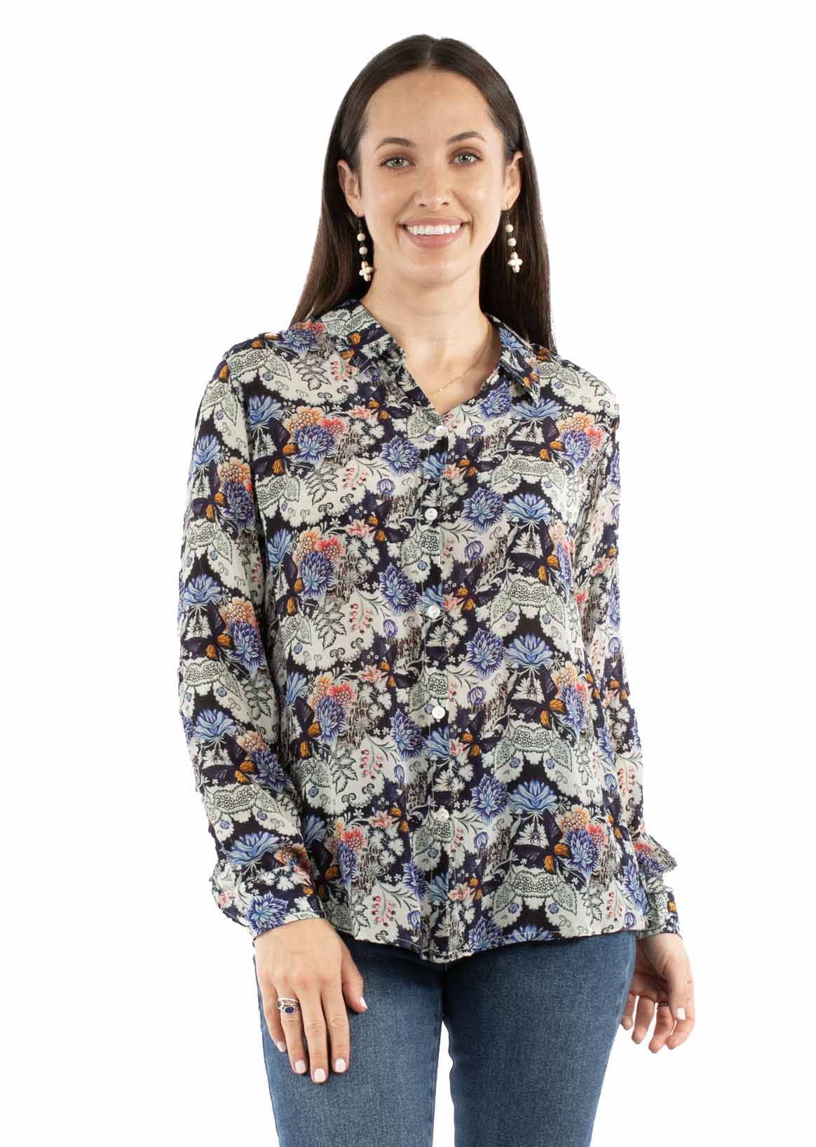 Button Up W/roll Up Sleeves - HC947