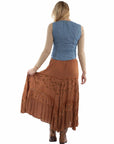 Rose Print Rayon Skirt - HC958