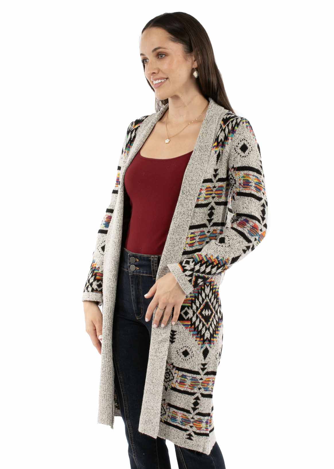 Open Front Duster Cardigan - HC971