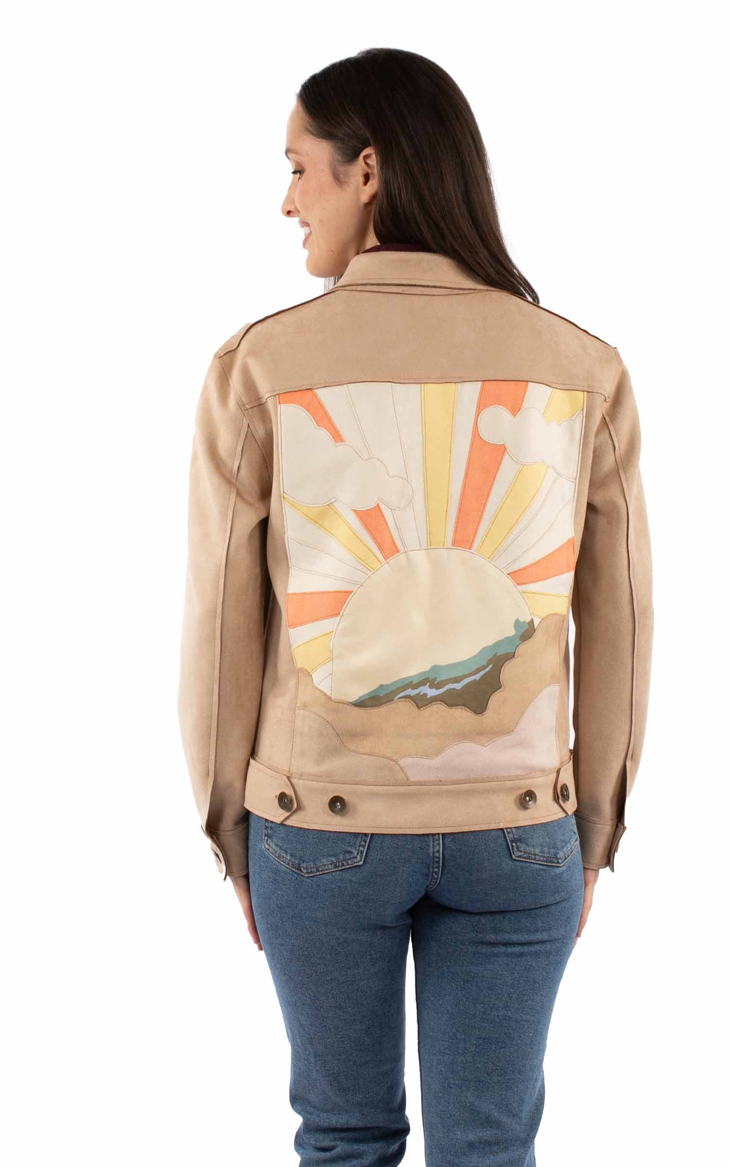Microfiber Jkt W/sunshine Motif - HC992