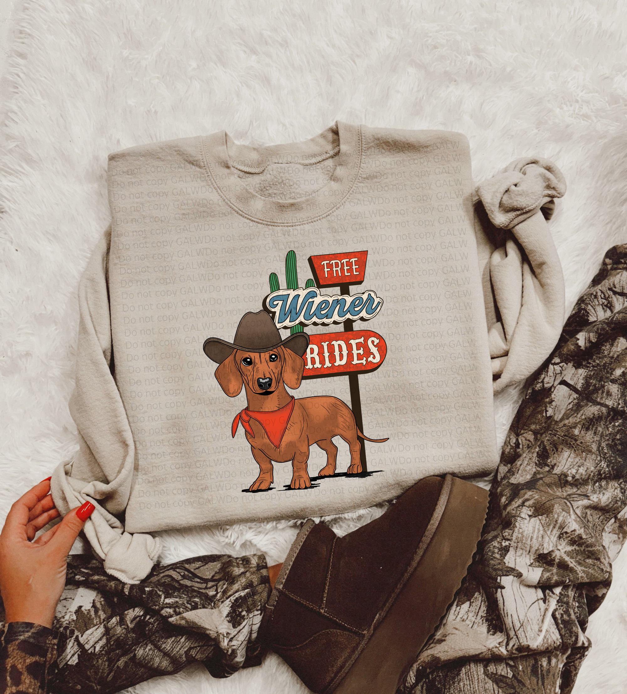 Free wiener rides tee &amp; sweatshirts