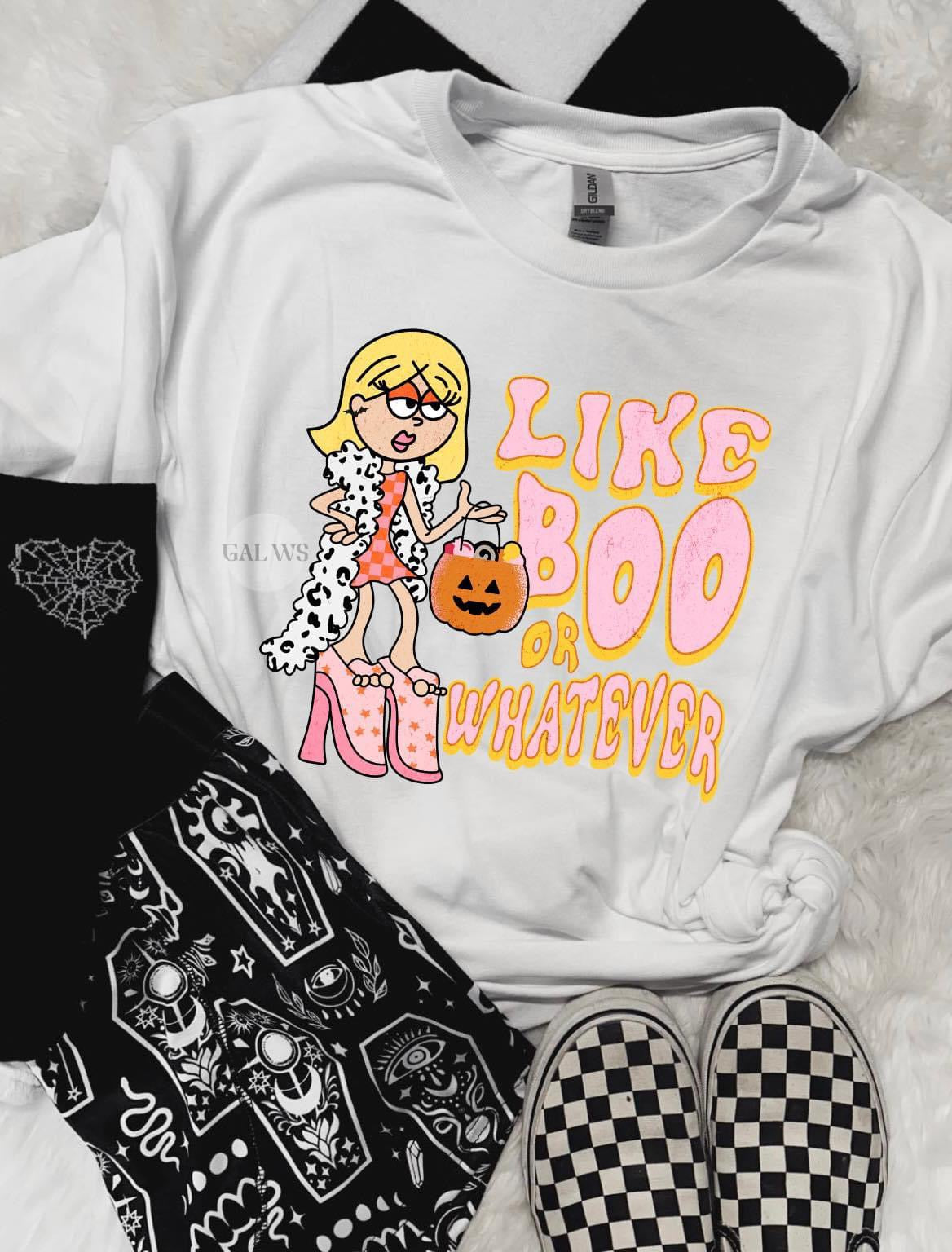 Like boo or whatever tee &amp; sweatshirt