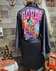 Pink Rodeo Women's Lounge Kimono Robe