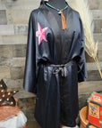 Pink Rodeo Women's Lounge Kimono Robe