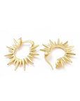 Burst of Spirit Hoop Earrings