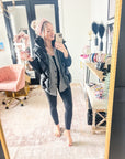 Black 3D Hooded Vest