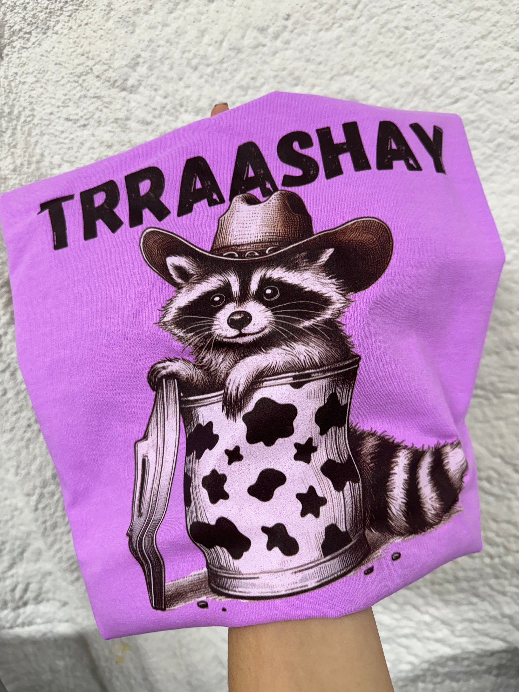 TRRAASHAY racoon tee &amp; sweatshirt