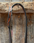 Triple Tone Floral One Ear Headstall / Bridle 