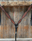 Teal Diamond Scalloped Breastcollar 