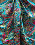 35X35" Blue Fun Floral Wild Rag / Scarf WR1019NW