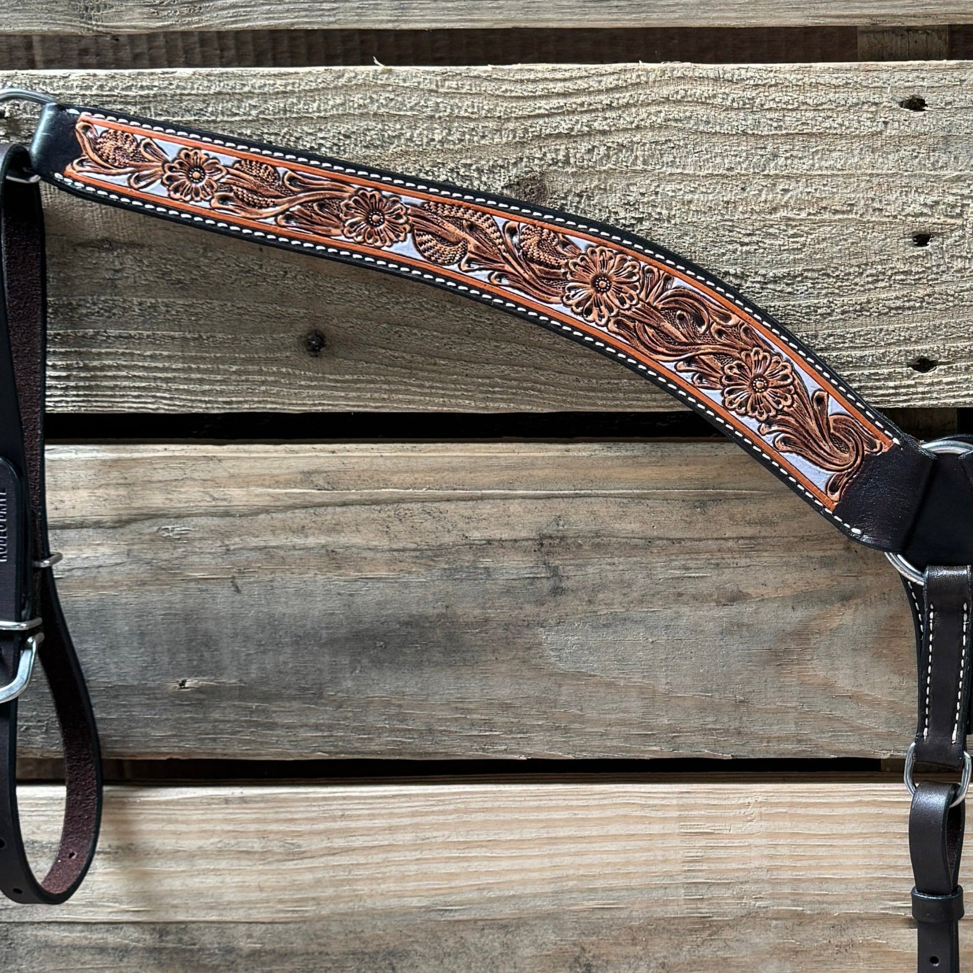 Hand Painted Floral Breastcollar 