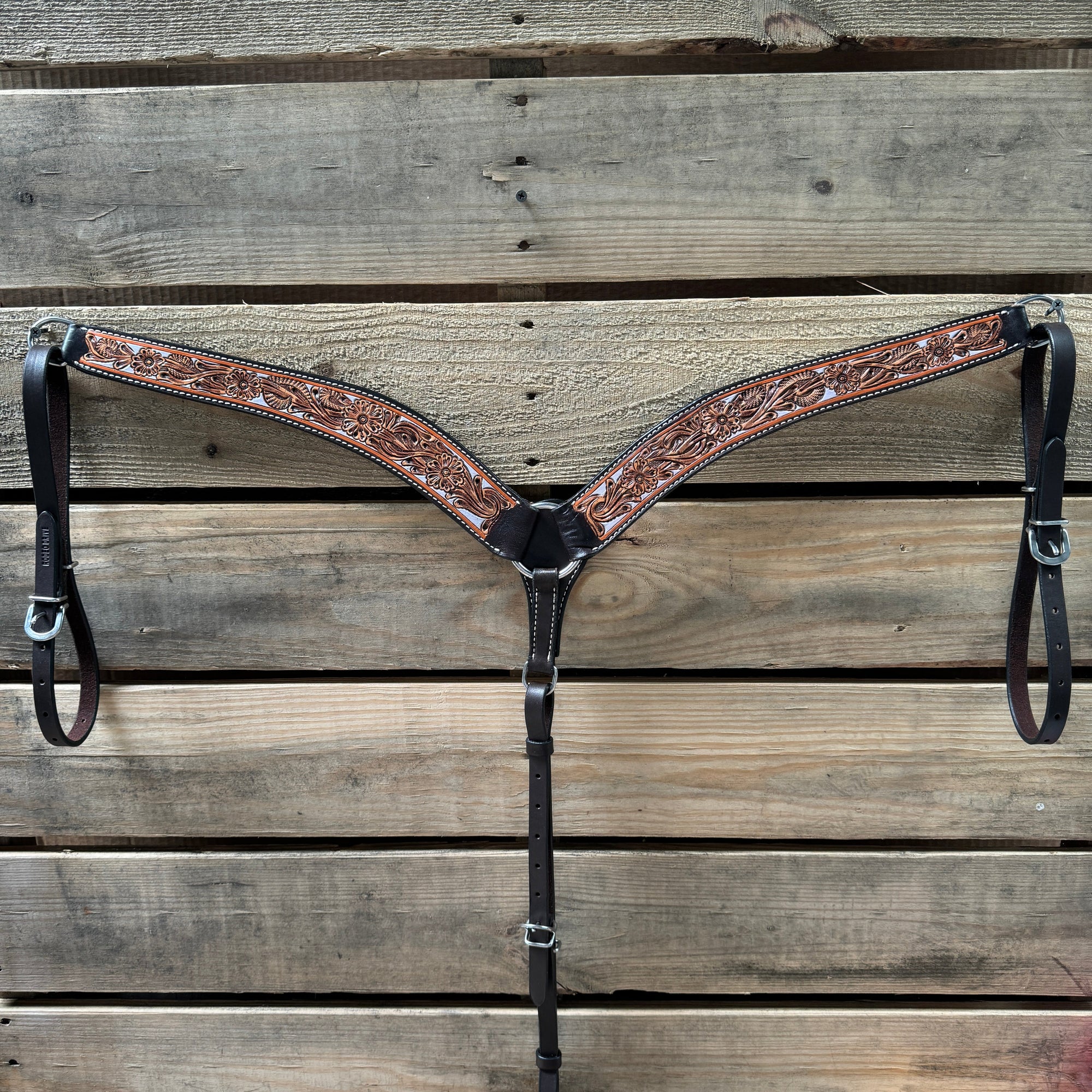 Hand Painted Floral Breastcollar 