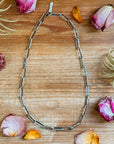 Sterling Silver Medicine Man Eye Paperclip Chain – 22” – Artist Jason Ogg