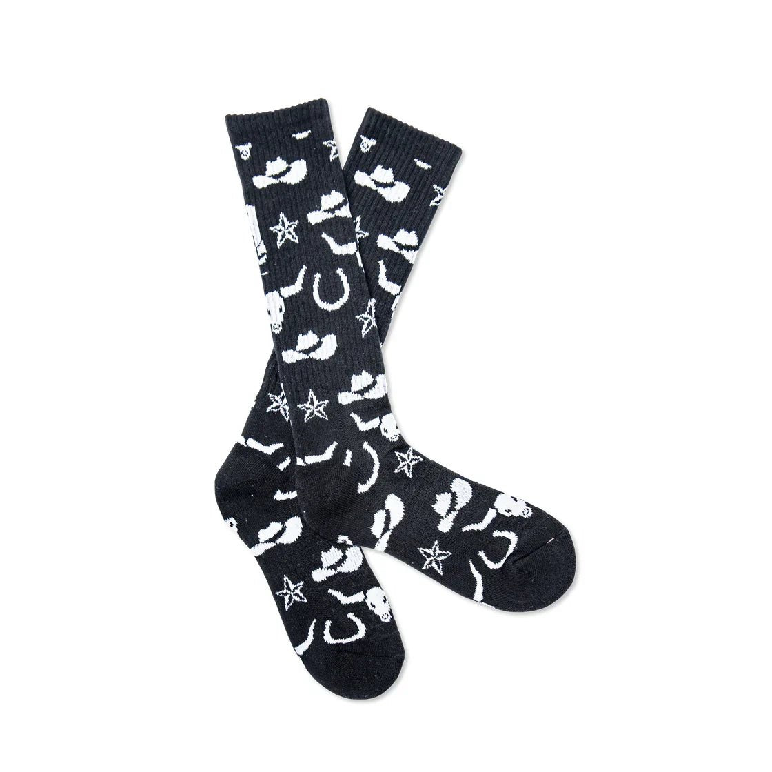 🎁 Get Western Black &amp; White Performance Socks (Galleria) (100% off)