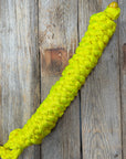 Neon Yellow Mule Tape Halter With Ten Foot Lead Removable Customization Available