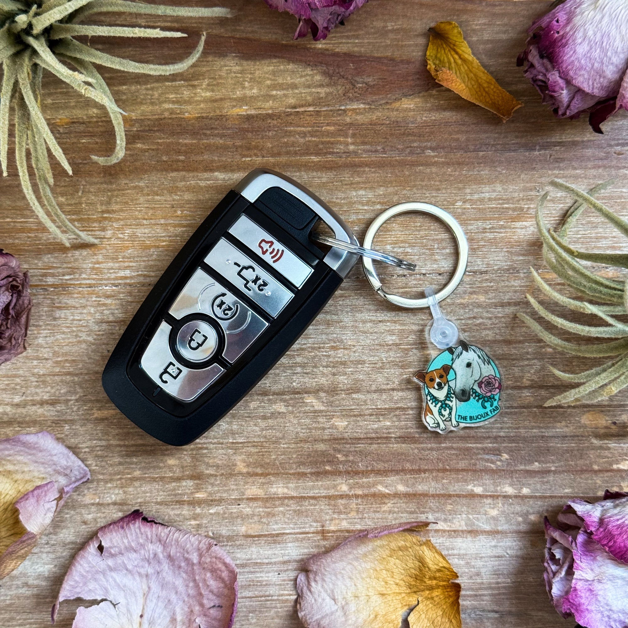 Bijoux FAB Character Keychain – Fabienne, Devon &amp; Trouble