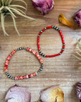 Sterling Silver Mini Wolf Stretchy Bracelet Bundle (Set of 2) –  Mixed Stone