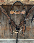 Two Tone Floral Tack Set