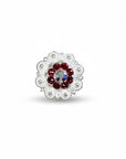 Bright Silver Ruby - AB Crystal Conchos - Sizes from 1"- 3" and Buckles