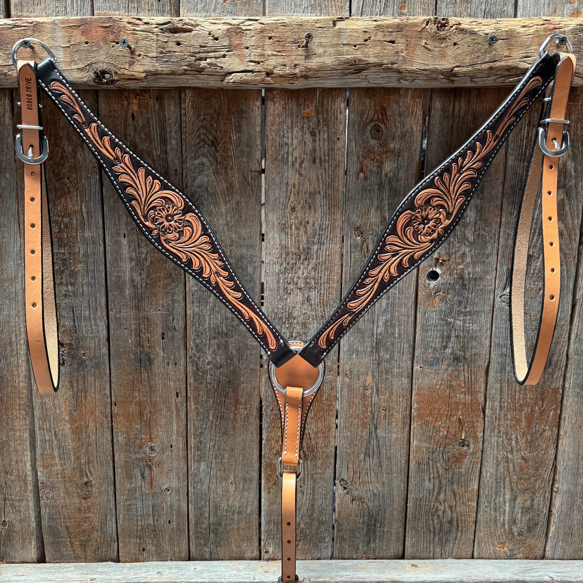 Two Tone Floral Breastcollar 