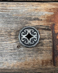 Black Diamond Antique Silver Western Concho W213
