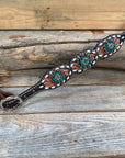 Light Oil Buckstitch Wither Strap 
