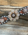 Light Oil Buckstitch Wither Strap 