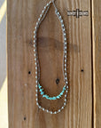 Turquoise Pearl Necklace
