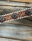 Light Oil Whipstitch Wither Strap 