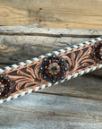 Light Oil Whipstitch Wither Strap 