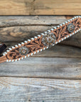 Light Oil Whipstitch Wither Strap 