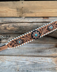 Light Oil Whipstitch Wither Strap 