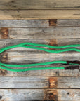 Green Nylon Barrel Racing Reins 