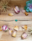 Sterling Silver & Turquoise Choker – 13” + Extender – Handmade In-House by The Bijoux FAB