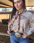 Mocha Leopard Wild Rag
