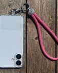 Pink Rhinestone Cell Phone Wristlet 