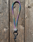 Rainbow Rhinestone Cell Phone Wristlet 