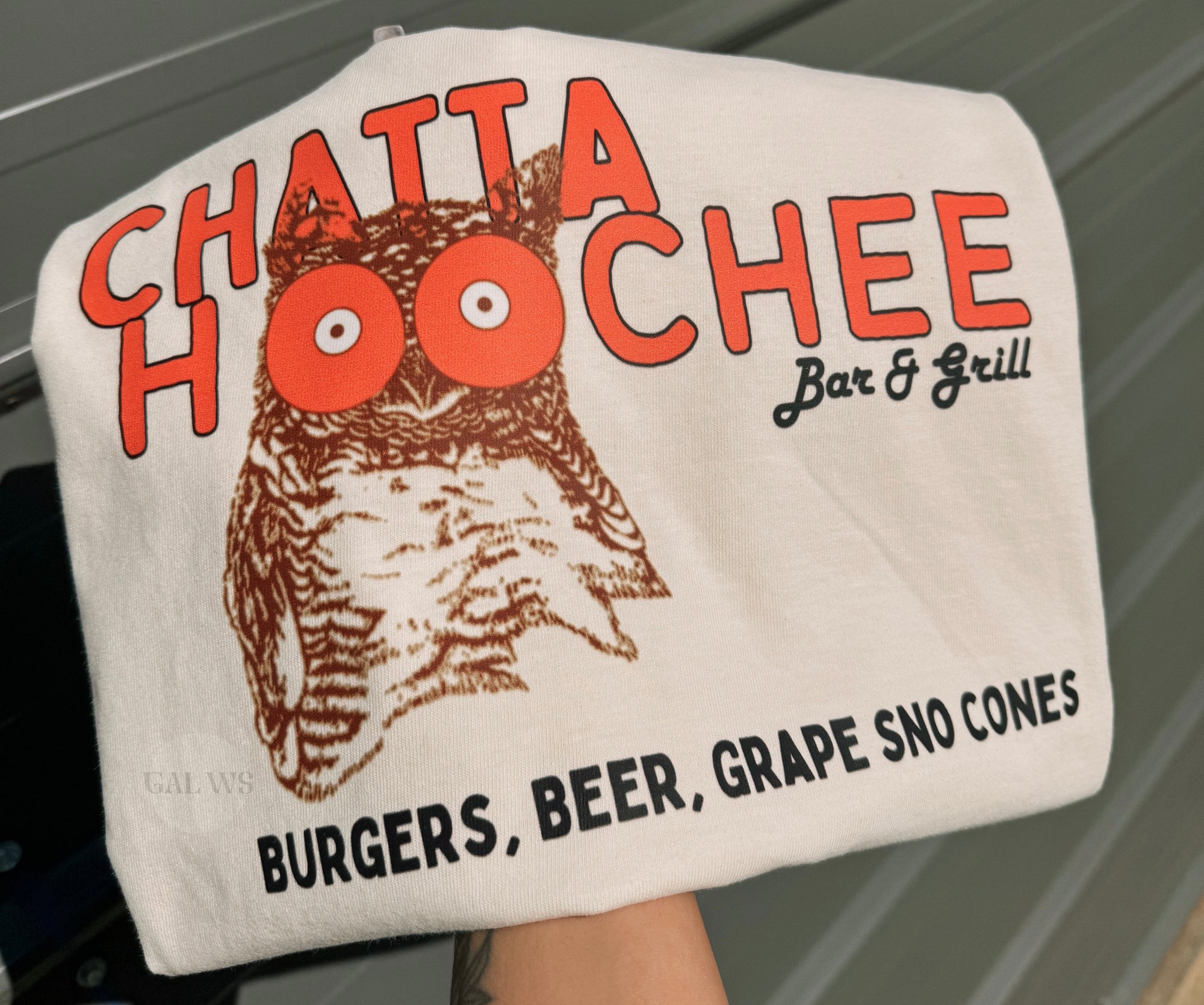 Chatta hoot bar &amp; grill tee or sweatshirt