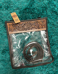HANDMADE GENUINE LEATHER TRANSPARENT BAG