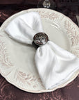 Antique Silver Texas Star Western Concho Napkin Ring 