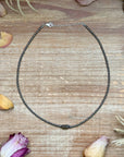 Sterling Silver Pearl & Labradorite Necklace – 16”