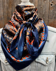 35X35" Multi Patterned Wild Rag / Scarf WR1011
